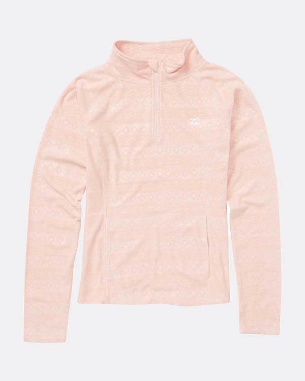 0 Teen Girls Morning Call Half Zip Layer  L6SN01BIF8 Billabong