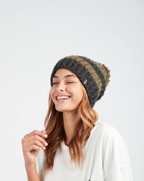 1 Freedom Pompom Beanie Black L9BN05BIF8 Billabong