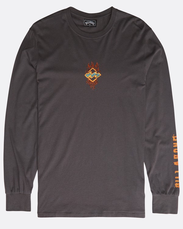 0 Archfire Long Sleeve T-Shirt Schwarz N1LS03BIP9 Billabong