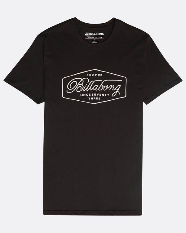 0 Trademark T-Shirt Preto N1SS15BIP9 Billabong