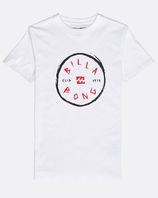 0 Boys' Rotohand T-Shirt Blanco N2SS10BIP9 Billabong
