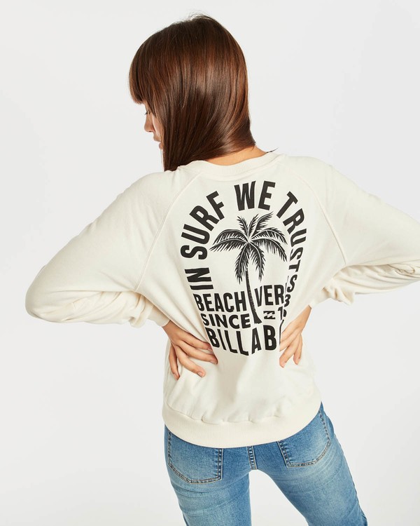 1 Laguna Beach Sweatshirt Blanc N3CR04BIP9 Billabong