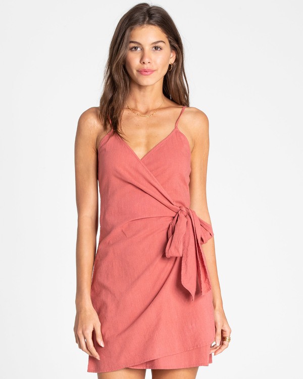 0 Island Wrap Dress Rouge N3DR13BIP9 Billabong