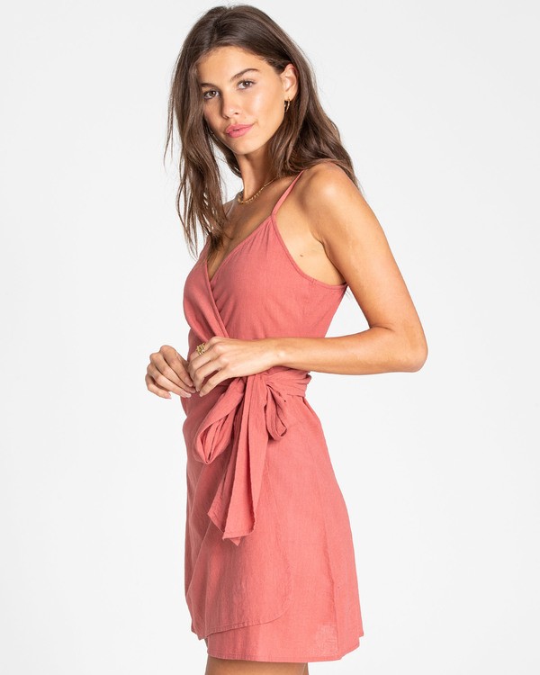 2 Island Wrap Dress Rouge N3DR13BIP9 Billabong