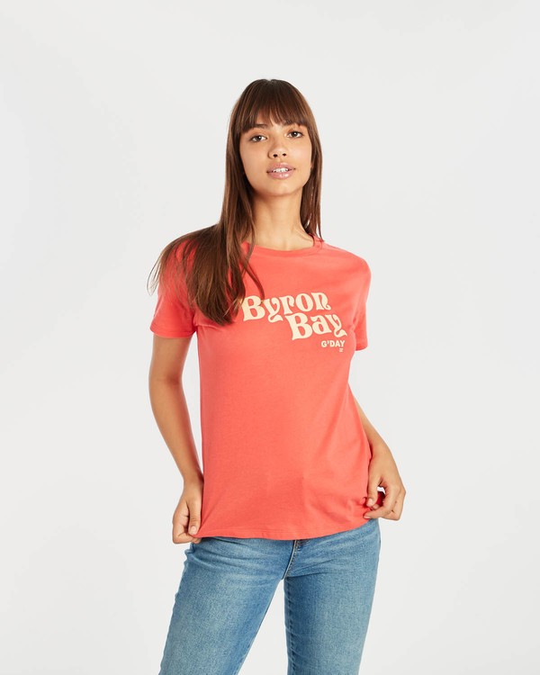 0 Destination T-Shirt Rouge N3SS17BIP9 Billabong