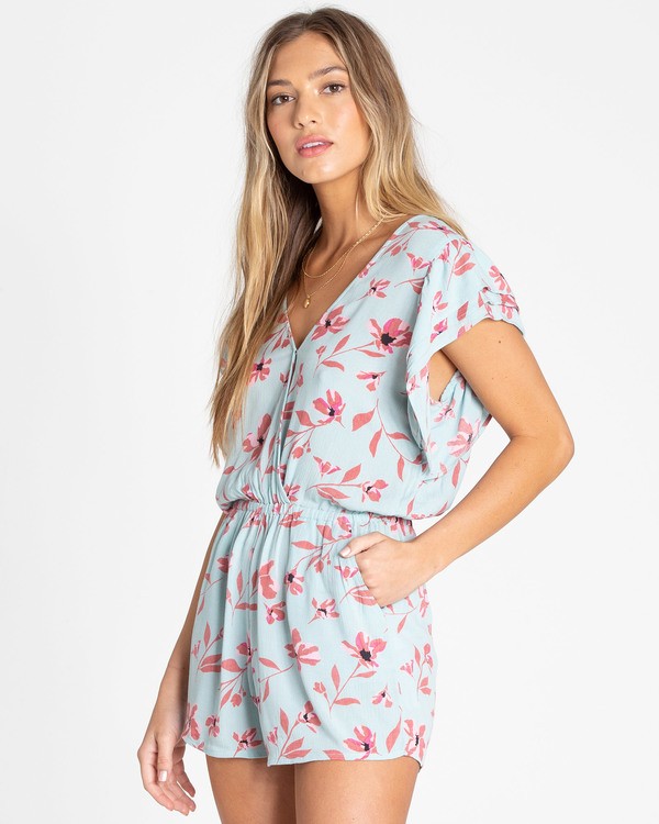 2 Ruffled Up Romper Azul N3WK13BIP9 Billabong