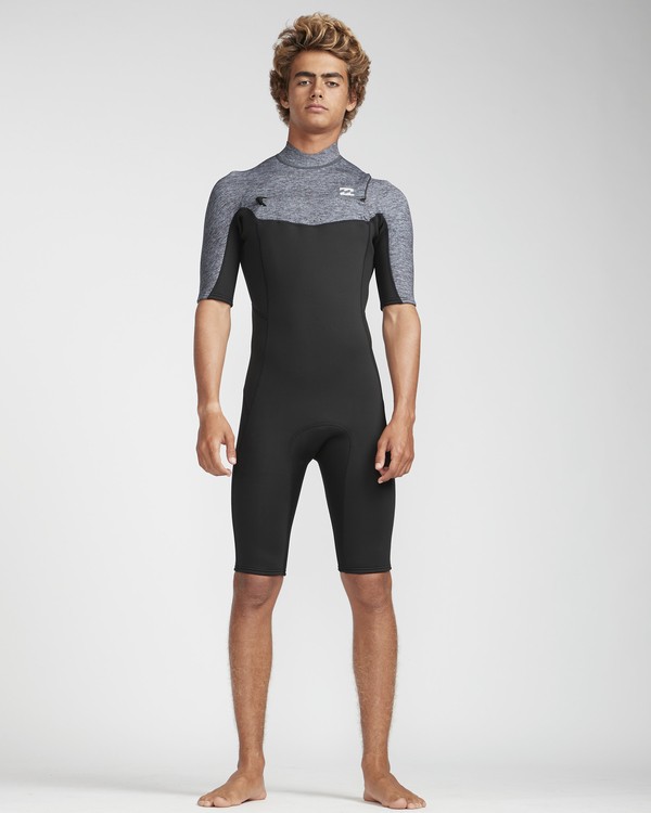 1 2/2 Absolute Flatlock Chestzip Grau N42M23BIP9 Billabong