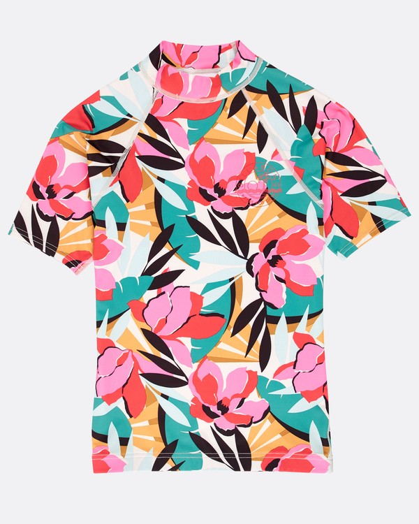 0 Girls' Flower Rashguard  N4KY03BIP9 Billabong