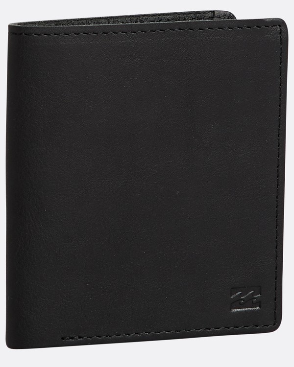 1 Gaviotas - Leather Wallet for Men Black N5LW01BIP9 Billabong