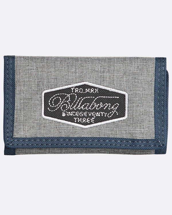 0 Walled 600D Wallet Grey N5WL02BIP9 Billabong