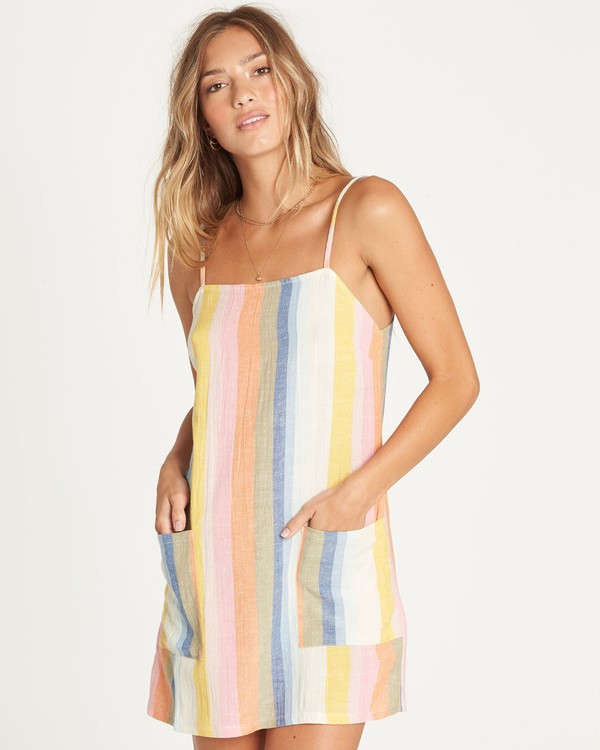 0 Straight Round Slip Dress  P3DR42BIMU Billabong