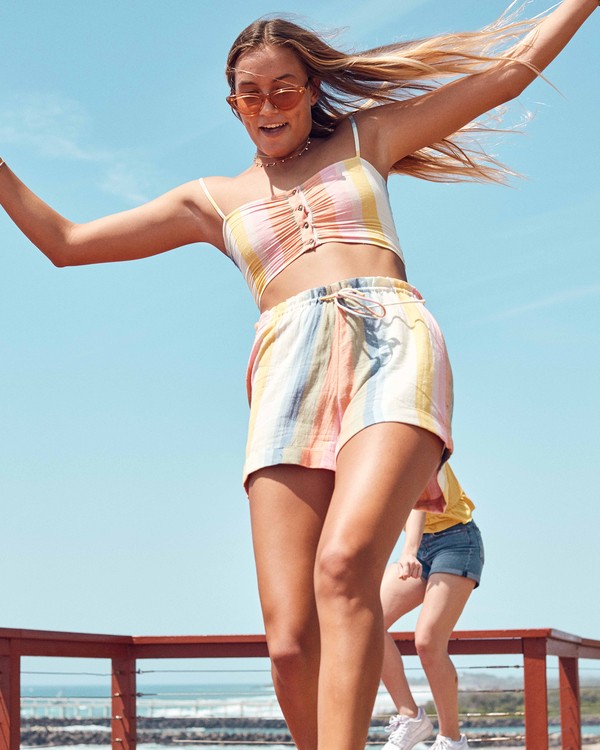 Double Rainbow High Waisted Shorts Billabong