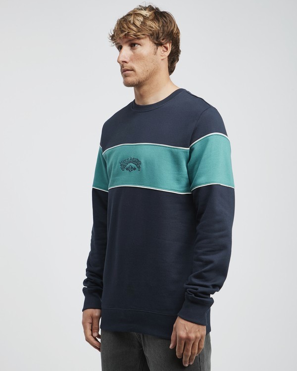 1 Edge - Crew Jumper for Men Azul Q1CR01BIF9 Billabong