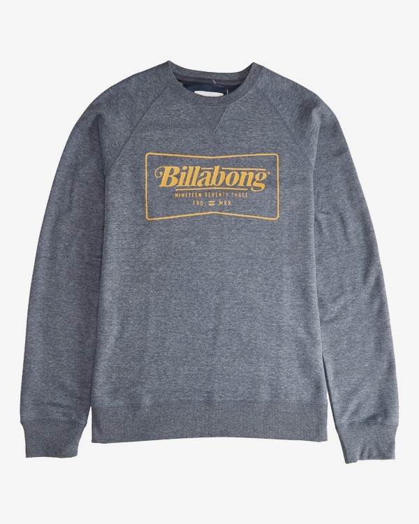 3 Trd Mark - Crew Jumper for Men Blue Q1CR02BIF9 Billabong