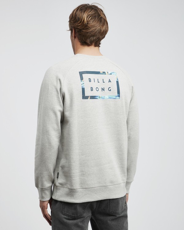 1 Die Cut Theme - Crew Pullover für Männer  Q1CR03BIF9 Billabong