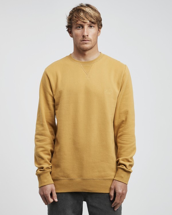 0 Cruiser - Jersey de Cuello Redondo para Hombre Amarillo Q1CR04BIF9 Billabong