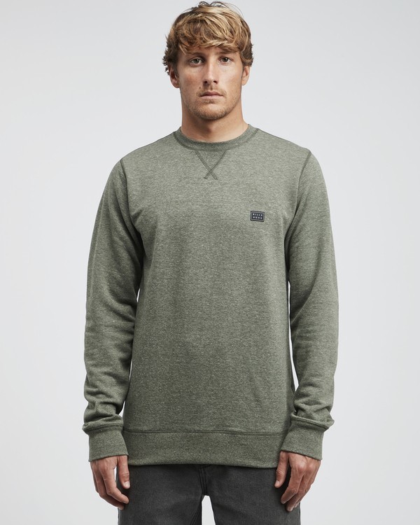 0 All Day - Crew Pullover für Männer Grün Q1FL01BIF9 Billabong