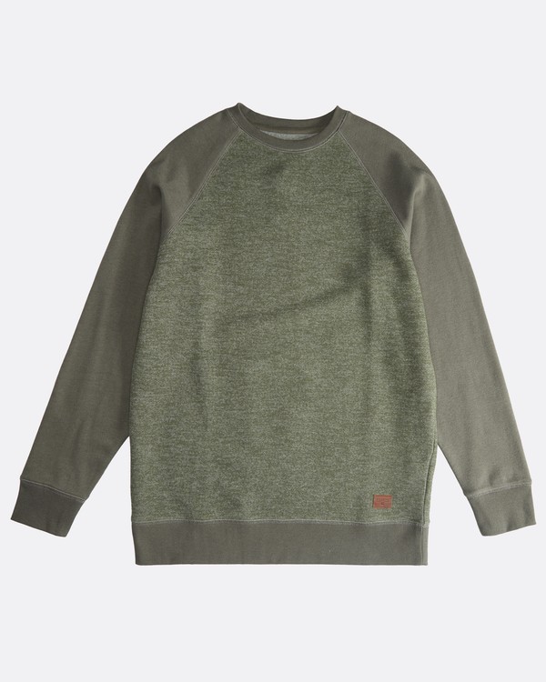 6 Balance - Jersey de Cuello Redondo para Hombre Verde Q1FL02BIF9 Billabong