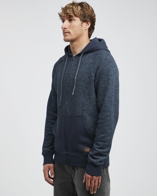 1 Balance - Zip Hoodie for Men Blue Q1FL16BIF9 Billabong