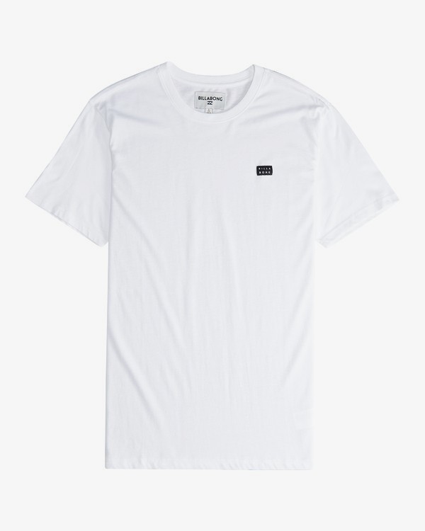 2 Allday - T-Shirt à manches courtes Crew pour Homme Blanc Q1JE01BIF9 Billabong