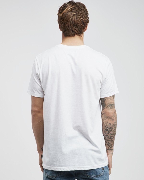 1 Allday - T-Shirt à manches courtes Crew pour Homme Blanc Q1JE01BIF9 Billabong