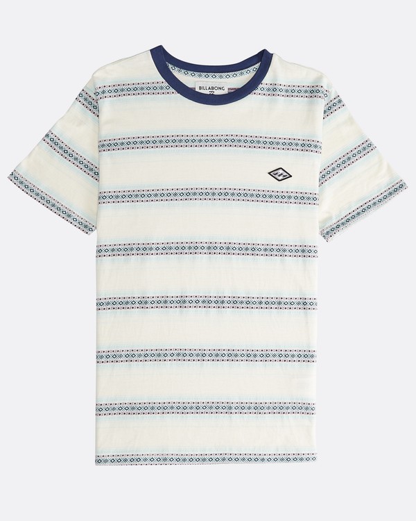 4 Sancho - Crew T-Shirt f&uuml;r M&auml;nner Braun Q1JE08BIF9 Billabong