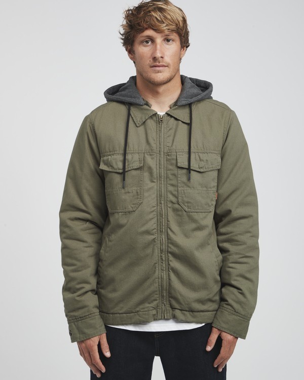 0 Barlow Twill - Jacket for Men Verde Q1JK09BIF9 Billabong