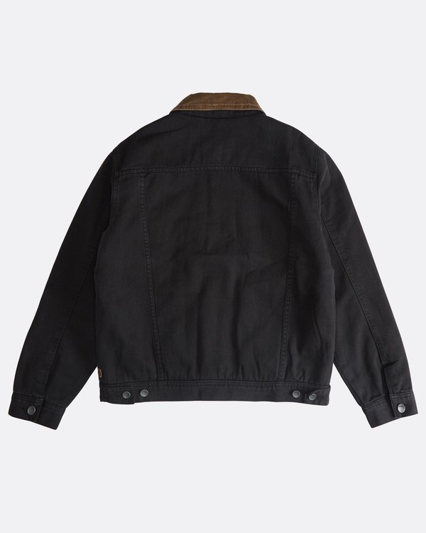 4 Barlow - Chaqueta Trucker para Hombre Negro Q1JK30BIF9 Billabong