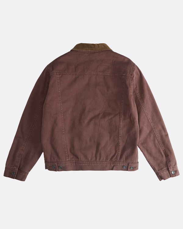 3 Barlow - Trucker Jacket for Men Brown Q1JK30BIF9 Billabong