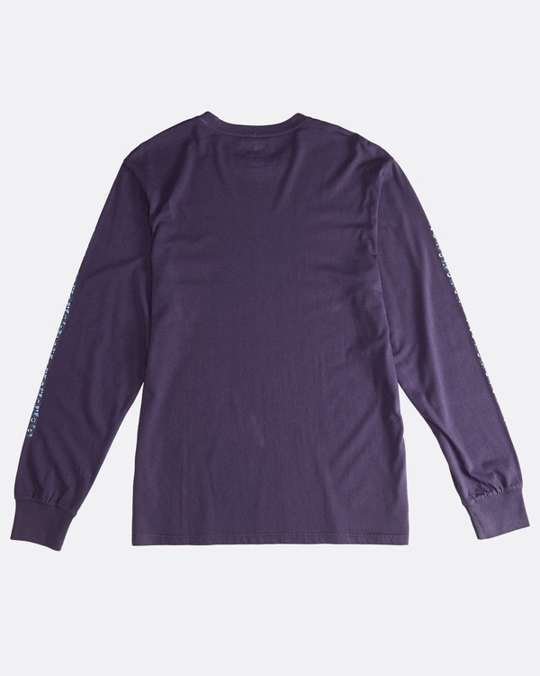 7 Heritage - Lang&auml;rmeliges T-Shirt f&uuml;r M&auml;nner Violett Q1LS02BIF9 Billabong