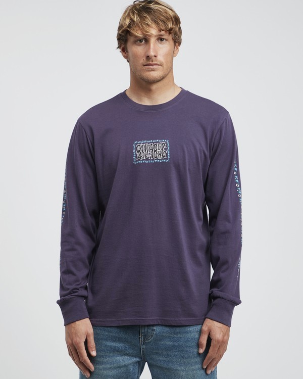 0 Heritage - Langärmeliges T-Shirt für Männer Violett Q1LS02BIF9 Billabong
