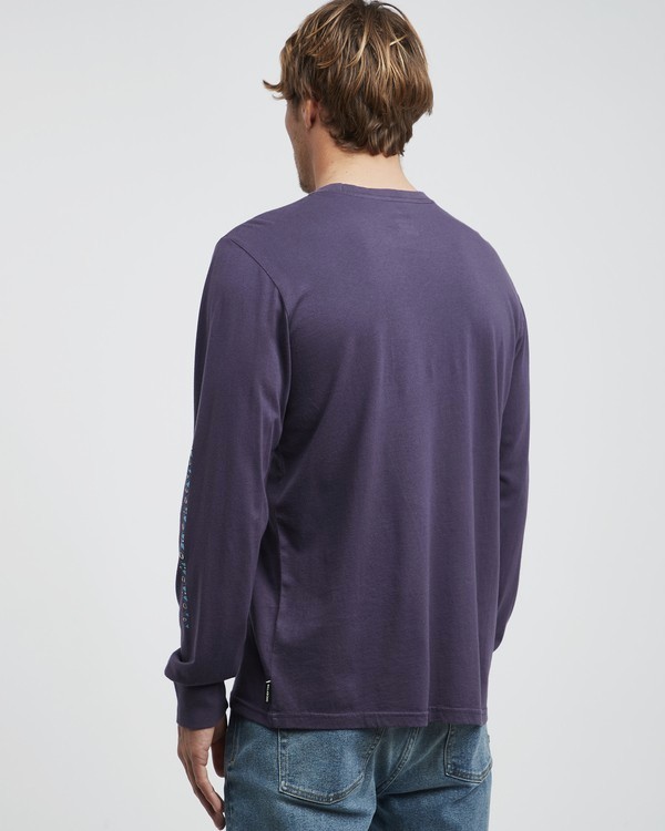 3 Heritage - Langärmeliges T-Shirt für Männer Violett Q1LS02BIF9 Billabong