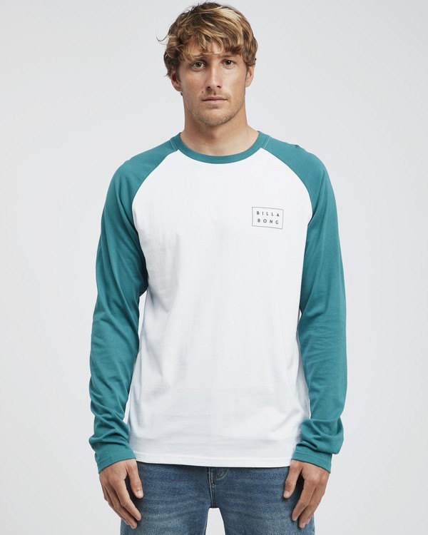 0 Die Cut - Camiseta de Manga Larga para Hombre Verde Q1LS05BIF9 Billabong