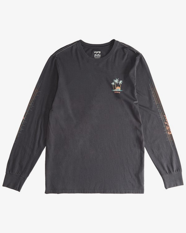 2 Sailin - Camiseta de Manga Larga para Hombre Negro Q1LS20BIF9 Billabong