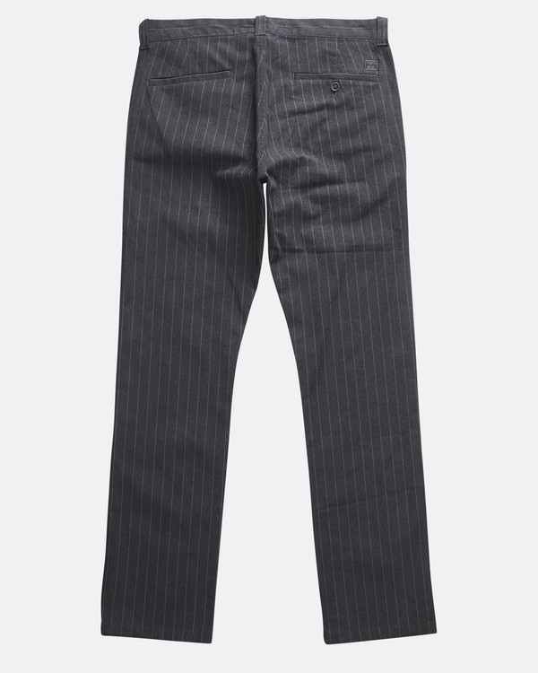 3 Carter Yarndye - Chino Hose f&uuml;r M&auml;nner Grau Q1PT04BIF9 Billabong