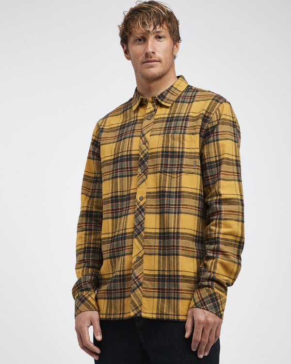 3 Coastline - Lang&auml;rmeliges Hemd f&uuml;r M&auml;nner  Q1SH04BIF9 Billabong