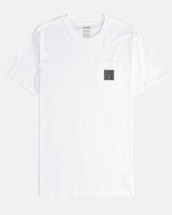 5 Stacked - T-Shirt f&uuml;r M&auml;nner Weiss Q1SS05BIF9 Billabong