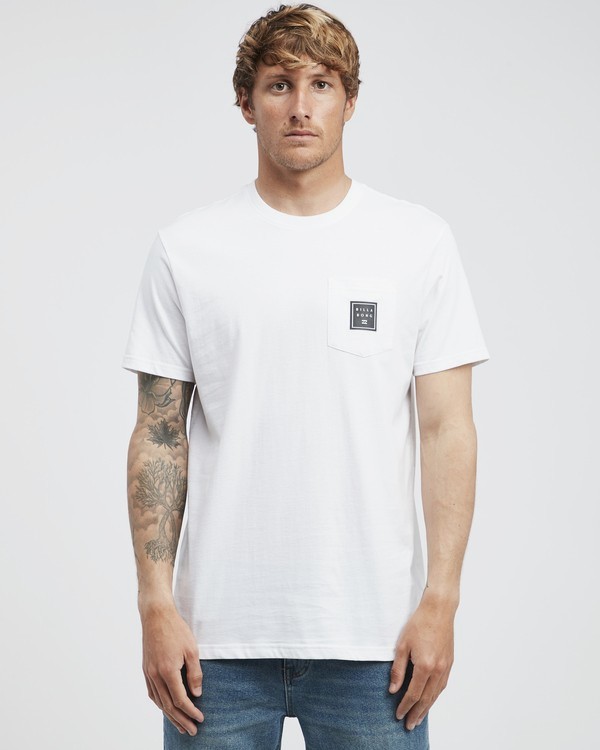 0 Stacked - T-Shirt für Männer Weiss Q1SS05BIF9 Billabong