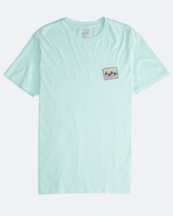 6 Iconic - T-Shirt f&uuml;r M&auml;nner Gr&uuml;n Q1SS06BIF9 Billabong