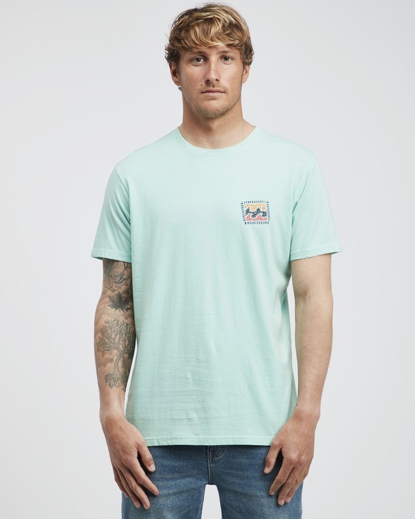 0 Iconic - T-Shirt für Männer Grün Q1SS06BIF9 Billabong