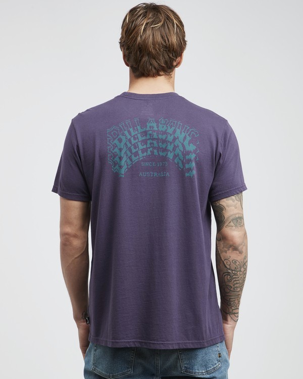 1 Iconic - T-Shirt à manches courtes pour Homme Violet Q1SS06BIF9 Billabong