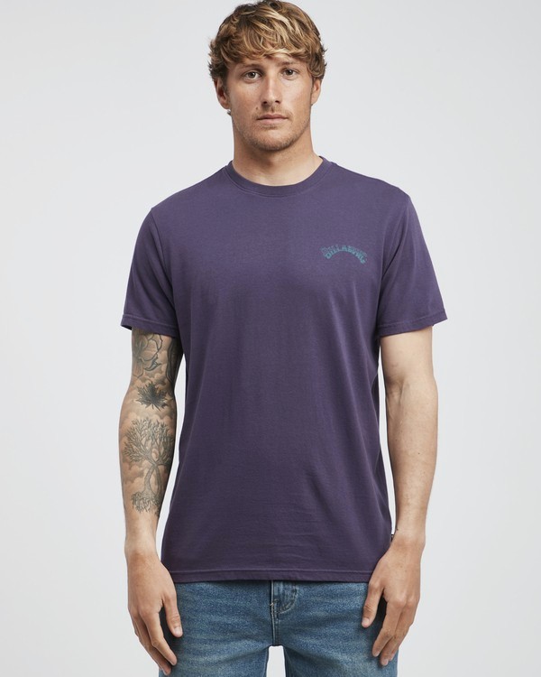 0 Iconic - T-Shirt à manches courtes pour Homme Violet Q1SS06BIF9 Billabong