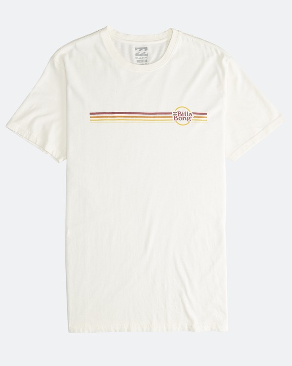 6 Cruiser Stripe - Camiseta de Manga Corta para Hombre Blanco Q1SS08BIF9 Billabong