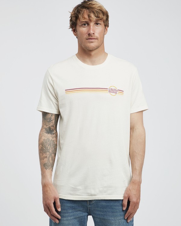 0 Cruiser Stripe - T-Shirt für Männer Weiss Q1SS08BIF9 Billabong