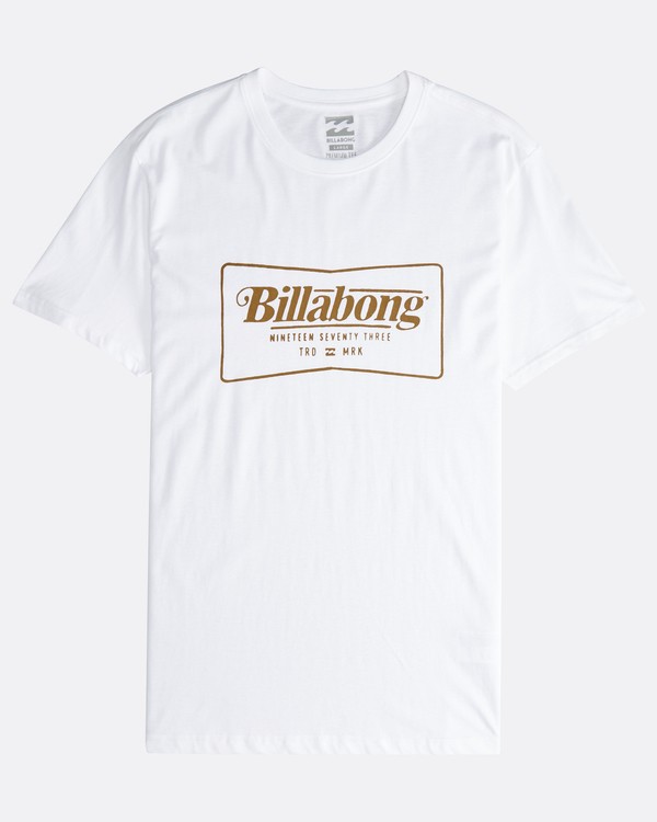 6 Trade Mark - T-Shirt f&uuml;r M&auml;nner Weiss Q1SS16BIF9 Billabong