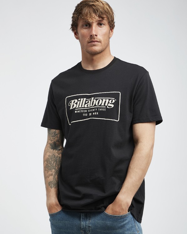 1 Trade Mark - T-Shirt f&uuml;r M&auml;nner Schwarz Q1SS16BIF9 Billabong