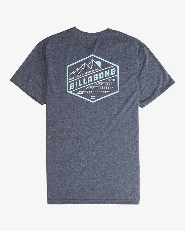3 Ridge - T-Shirt für Männer Blau Q1SS18BIF9 Billabong