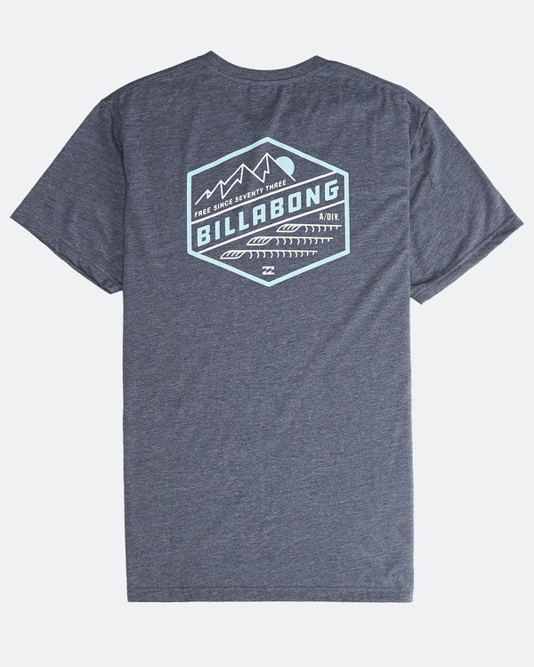 8 Ridge - T-Shirt f&uuml;r M&auml;nner Blau Q1SS18BIF9 Billabong