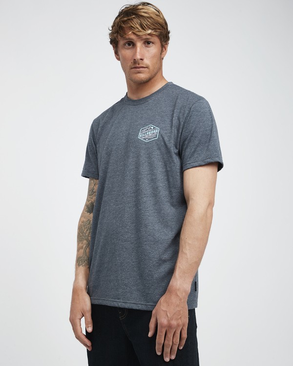 2 Ridge - T-Shirt f&uuml;r M&auml;nner Blau Q1SS18BIF9 Billabong