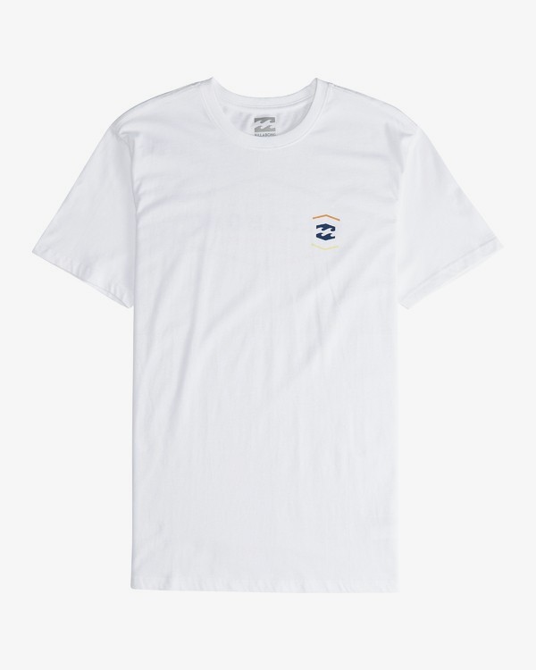 2 Vista - Camiseta de Manga Corta para Hombre Blanco Q1SS19BIF9 Billabong